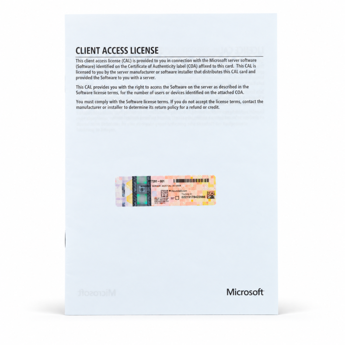 10 Zugriffslizenzen (Benutzer) für Windows 2025 Server, OEM (HP) - neu 10 Zugriffslizenzen (Benutzer) für Windows 2025 Server, OEM (HP) - neu