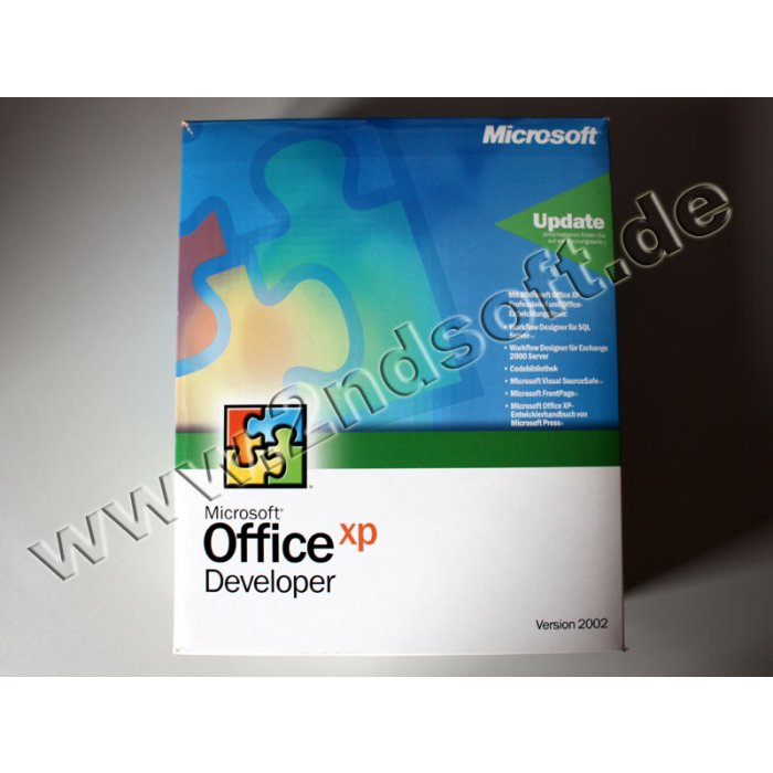 Office XP Developer Update, deutsch Office XP Developer Update, deutsch