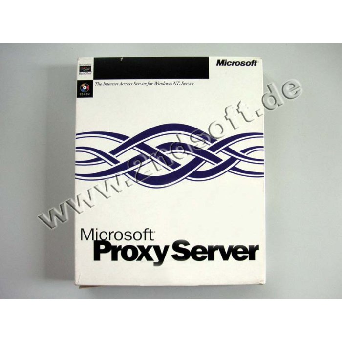 Proxy-Server 1 Vollversion, englisch für Windows NT 4 Server+