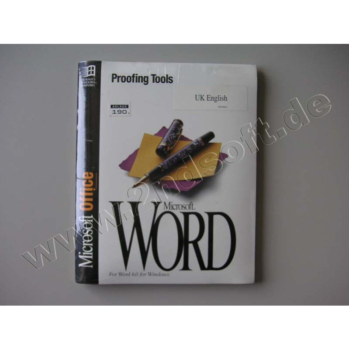 Proofing Tools für Word 6
