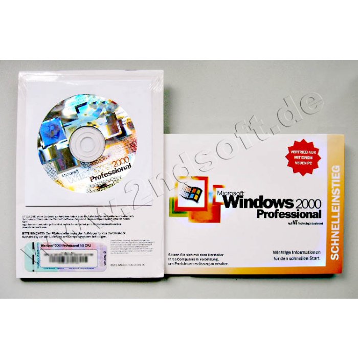 Windows 2000 Professional SB Update, deutsch für Windows 95/98/98 SE/NT Windows 2000 Professional SB Update, deutsch für Windows 95/98/98 SE/NT