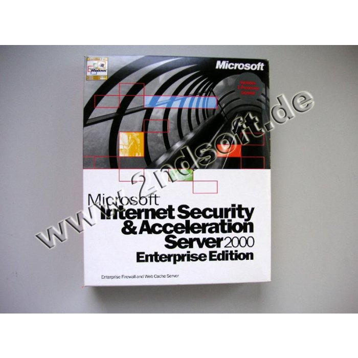 ISA Server 2000 Enterprise Edition Einprozessor Vollversion, deutsch für Windows 2000 Server+