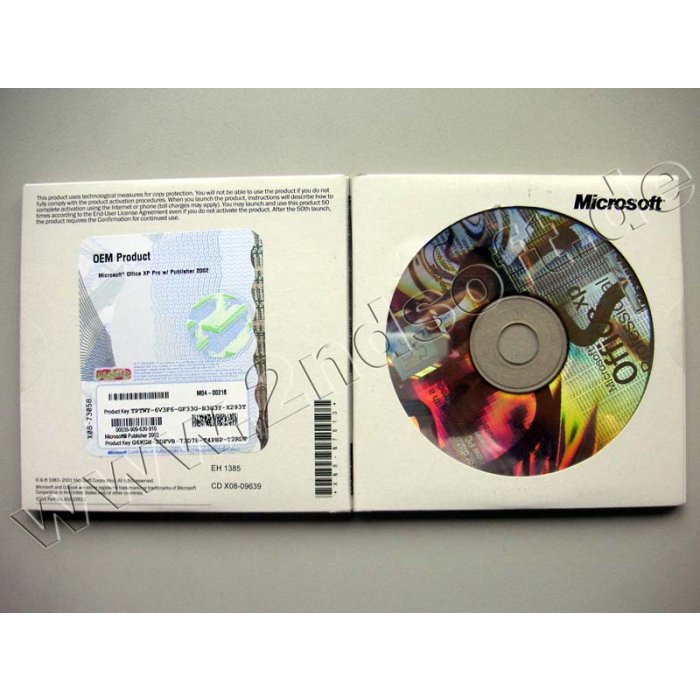 Office XP Professional Vollversion incl. Publisher SB, englisch - neu