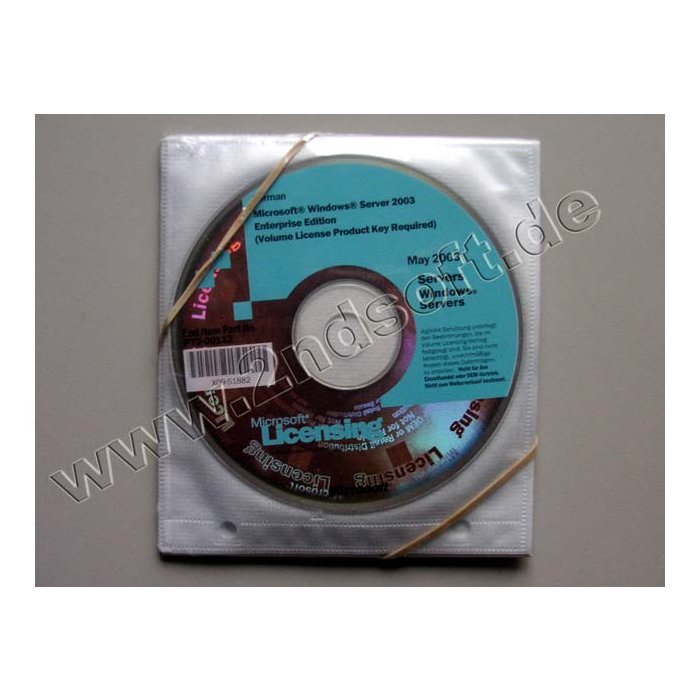 Windows 2003 Enterprise Server Edition Media Pack, deutsch - neu