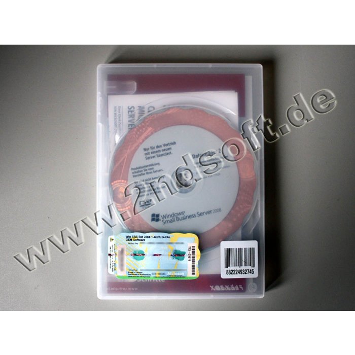 Windows Small Business Server 2008 Standard Windows Small Business Server 2008 Standard