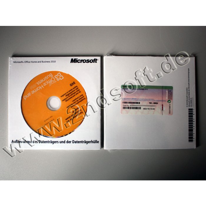 Office 2010 Home and Business OEM-Vollversion, deutsch Office 2010 Home and Business OEM-Vollversion, deutsch