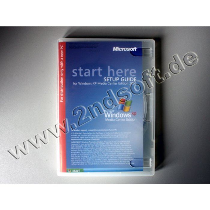 Windows XP Media Center Edition 2005 Windows XP Media Center Edition 2005