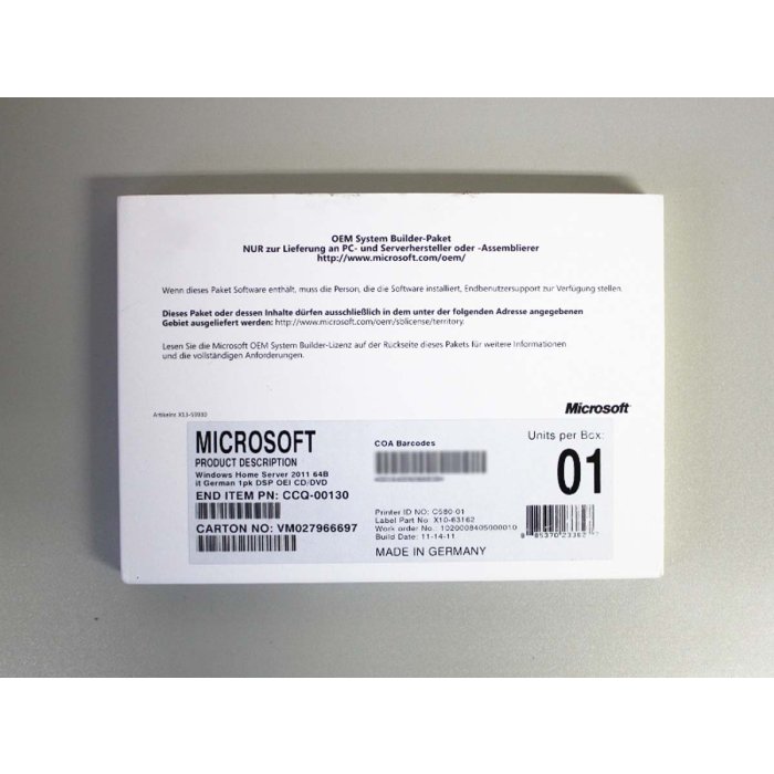 Windows 2011 Home Server Windows 2011 Home Server