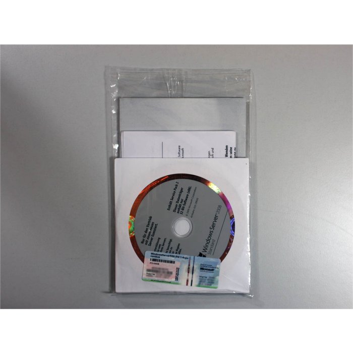 Windows 2008 Server Standard mit 5 CALs OEM (Rombus)-Vollversion, deutsch