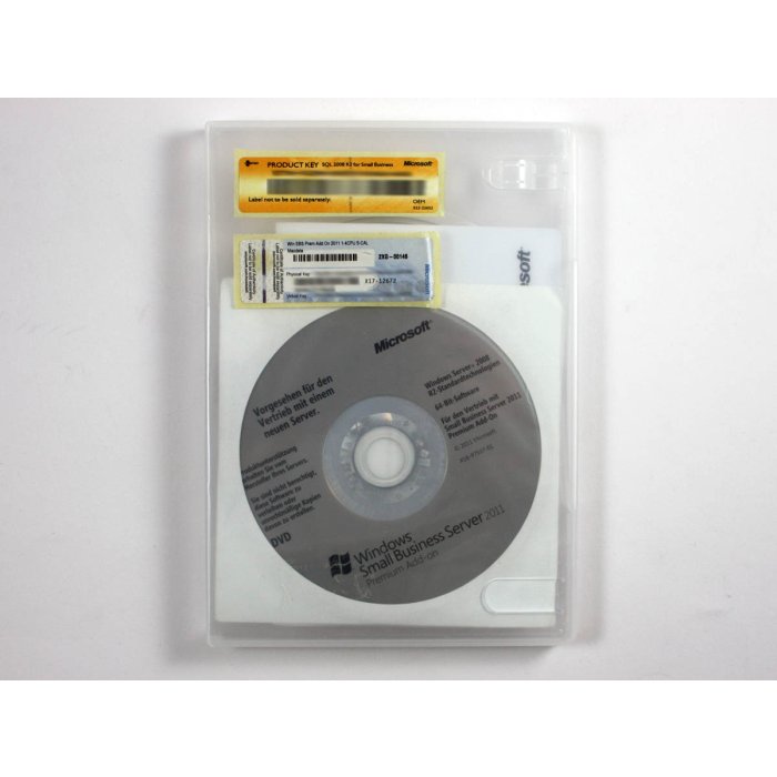 Windows Small Business Server 2011 Premium Add-on OEM (Maxdata), deutsch Windows Small Business Server 2011 Premium Add-on OEM (Maxdata), deutsch