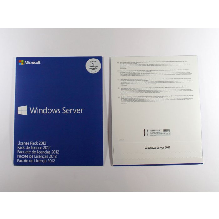 5 Zugriffslizenzen (Benutzer) für Windows 2012 Server, MLP - neu