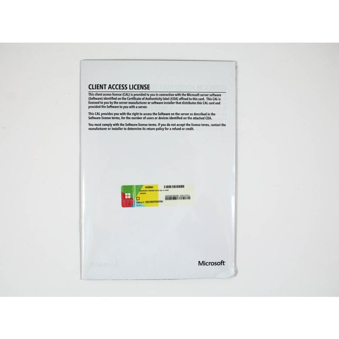 50 Zugriffslizenzen (Benutzer) für Windows 2016 Server, OEM (Lenovo) - neu