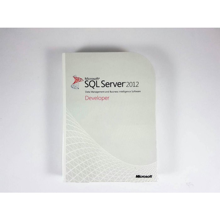 SQL Server 2012 Developer SQL Server 2012 Developer