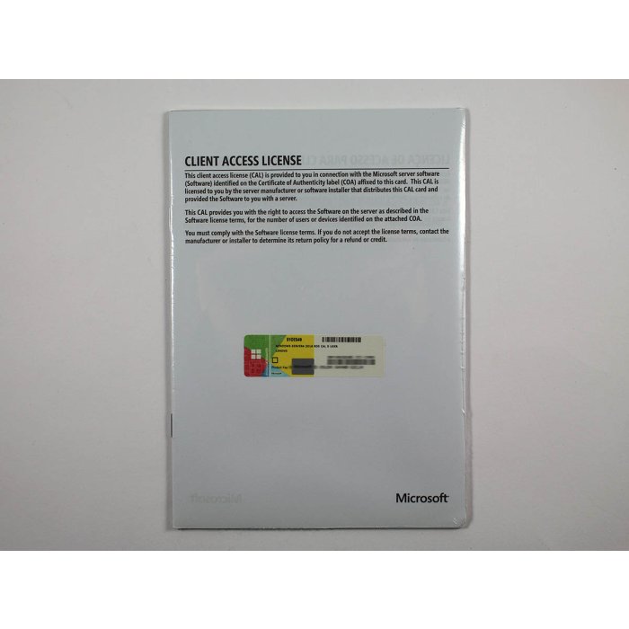 RDS-Zugriffslizenzen (User) für Windows 2016 Server RDS-Zugriffslizenzen (User) für Windows 2016 Server