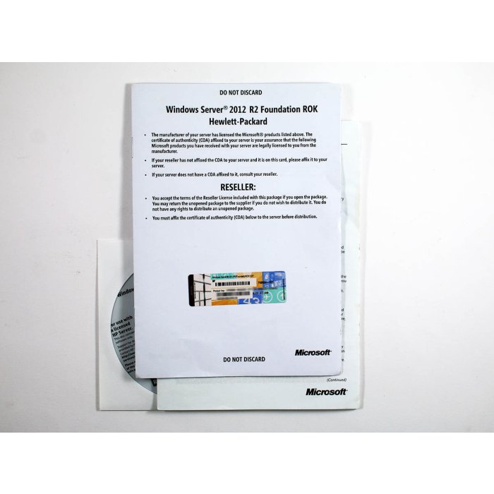 Windows 2012 Foundation