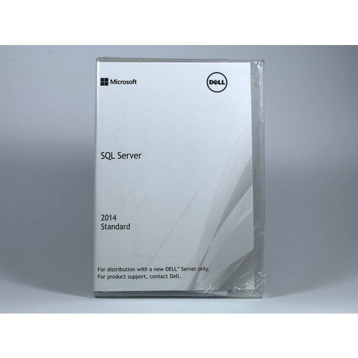 SQL Server 2014 Standard 4-Core-License, Vollversion (Dell), englisch - neu SQL Server 2014 Standard 4-Core-License, Vollversion (Dell), englisch - neu