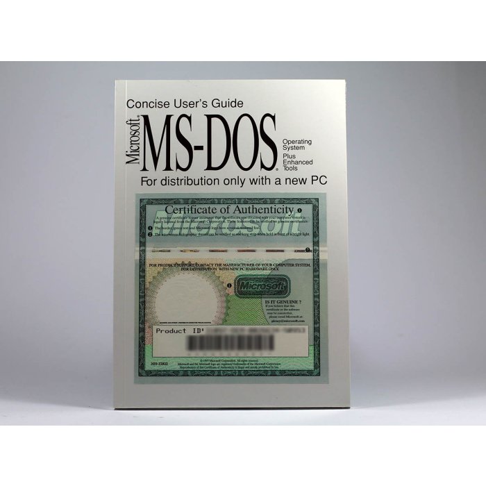 DOS 6.22 nur Lizenz (Vollversion), englisch DOS 6.22 nur Lizenz (Vollversion), englisch