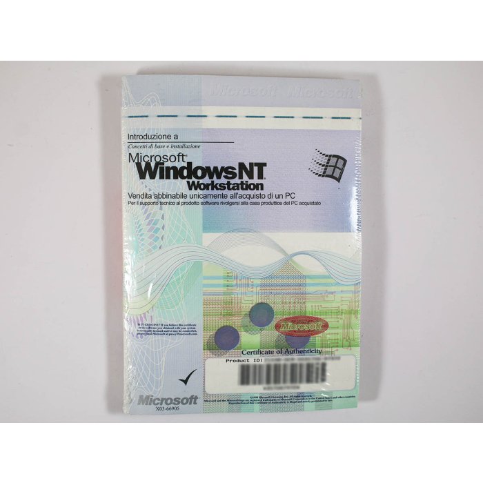 Windows NT 4 Workstation SB Vollversion, italienisch - neu