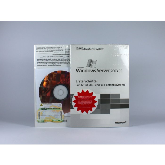 Windows 2003 Server Standard Edition mit 5 Clients SB Vollversion, deutsch