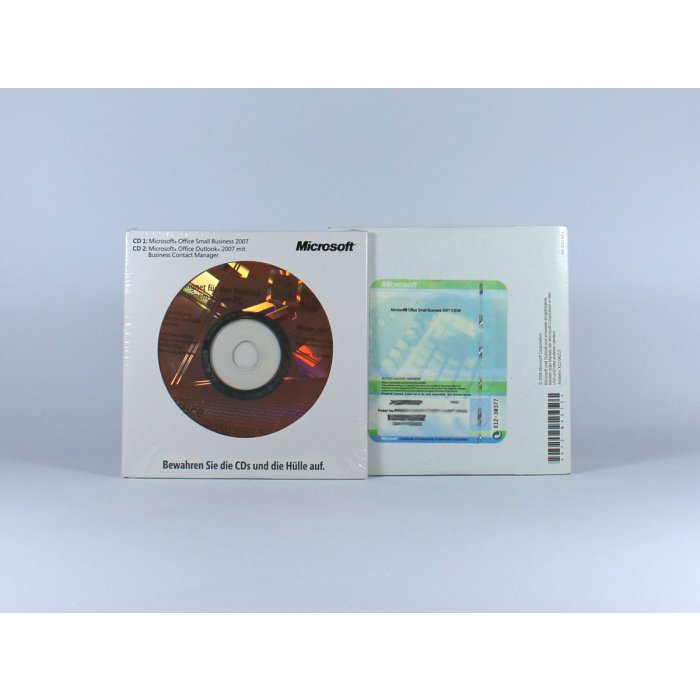 Office 2007 SBE OEM Vollversion, deutsch - neu