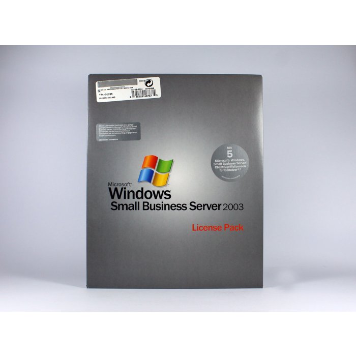 5 Zugriffslizenzen (Benutzer) für Windows Small Business 2003 Server, MLP, deutsch - neu