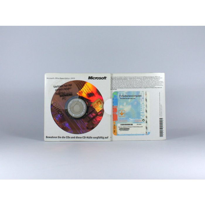 Office 2003 Basic Edition (BIOS-locked - FSC), deutsch Office 2003 Basic Edition (BIOS-locked - FSC), deutsch