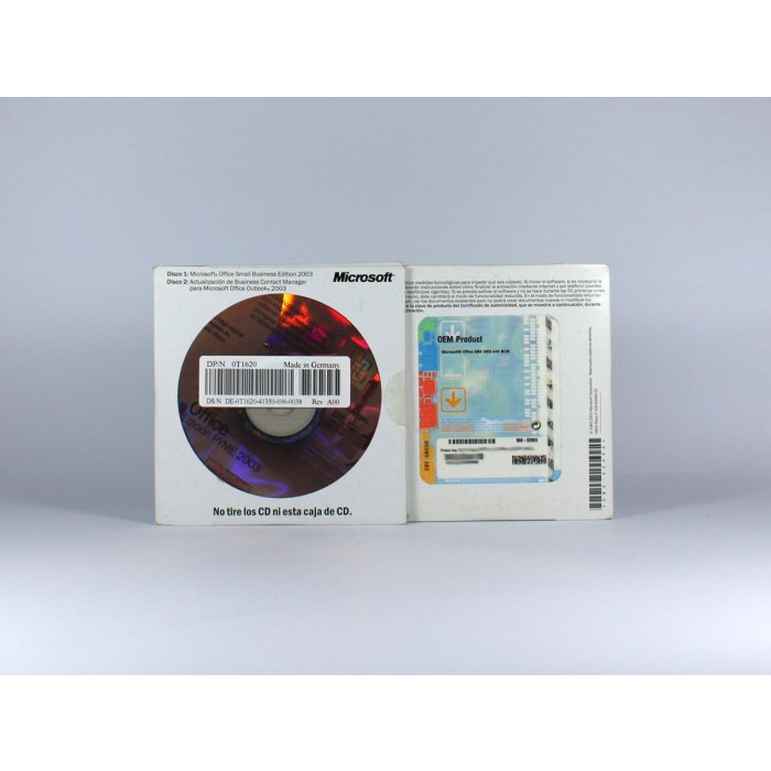 Office 2003 SBE OEM-Vollversion, spanisch