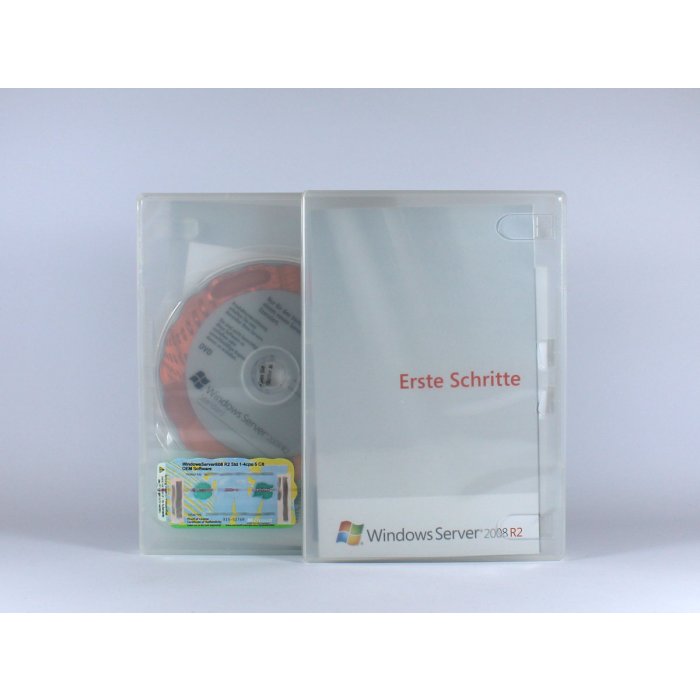 Windows 2008 Server Standard R2/x64 mit SP1 mit 5 CALs SB Vollversion, deutsch - neu Windows 2008 Server Standard R2/x64 mit SP1 mit 5 CALs SB Vollversion, deutsch - neu
