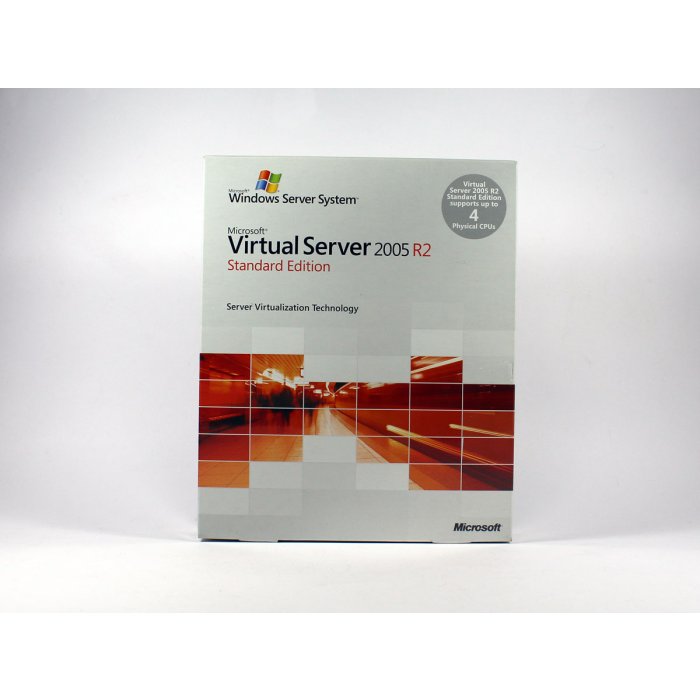 Virtual Server 2005 Standard R2 Vollversion, englisch für Windows 2003 Server - neu Virtual Server 2005 Standard R2 Vollversion, englisch für Windows 2003 Server - neu