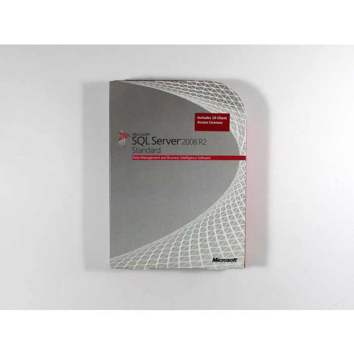 SQL Server 2008 Standard R2 mit 10 CALs Vollversion, englisch SQL Server 2008 Standard R2 mit 10 CALs Vollversion, englisch