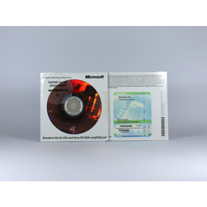 Office 2003 Basic Edition (BIOS-locked - Wortmann), deutsch - neu Office 2003 Basic Edition (BIOS-locked - Wortmann), deutsch - neu