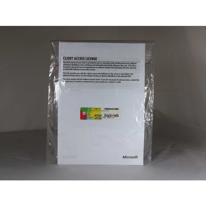 5 RDS-Zugriffslizenzen (Benutzer) für Windows 2016, HP-OEM
