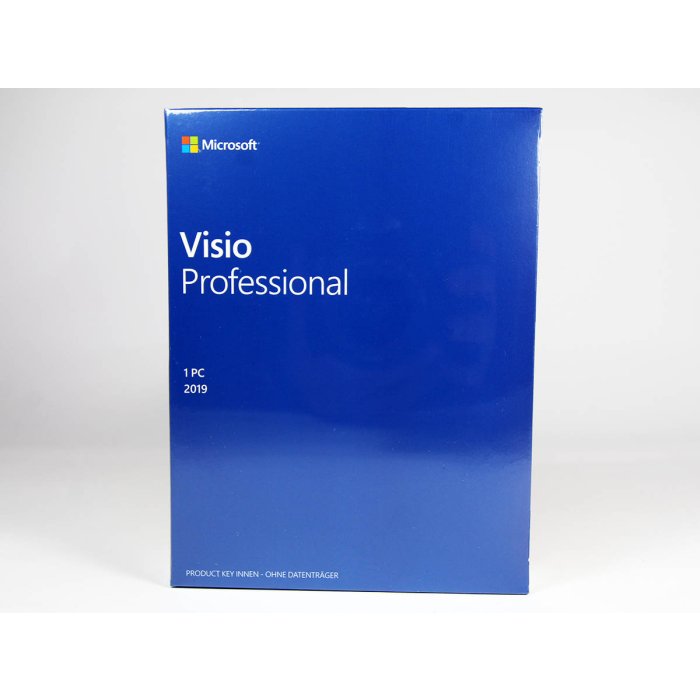Visio 2019 Professional 32-Bit, x64 Vollversion, englisch - neu