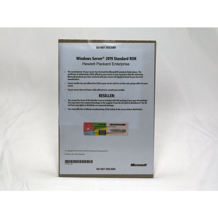 Windows 2019 Server Standard Edition HP-ROK, französisch (für bis zu 16 Kerne)