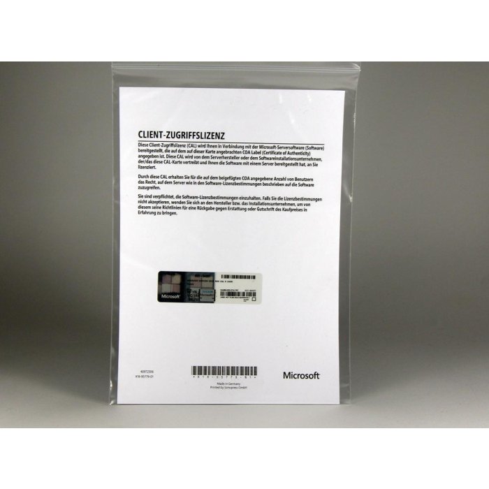 5 RDS-Zugriffslizenzen (Benutzer) für Windows 2022, Tarox-OEM 5 RDS-Zugriffslizenzen (Benutzer) für Windows 2022, Tarox-OEM