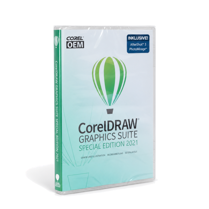 Corel Draw Graphics Suite 2021 Special Edition, deutsch - neu Vorderseite