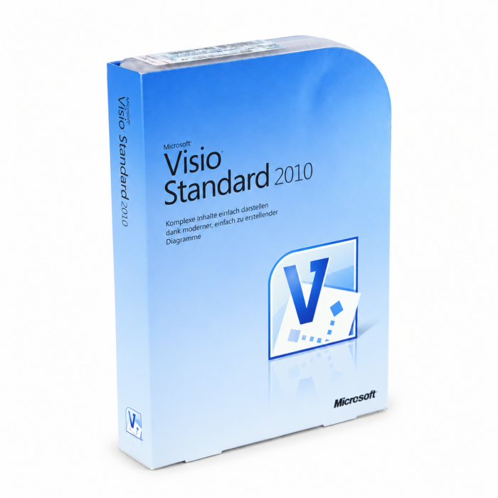 Visio 2010 Standard Vollversion, deutsch, Vorderseite (D86-04143)