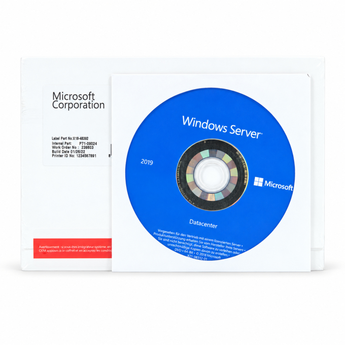 Windows 2019 Server Datacenter Edition, SB, französisch (für bis zu 16 Kerne) - neu, Inhalt (P71-09024) Windows 2019 Server Datacenter Edition, SB, französisch (für bis zu 16 Kerne) - neu, Inhalt (P71-09024)