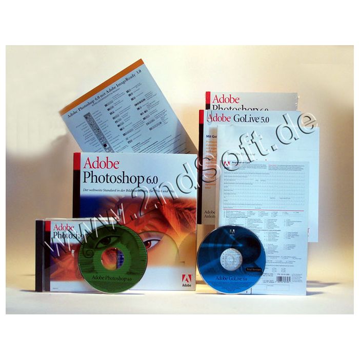 Photoshop 6 Vollversion, deutsch, für MacOS