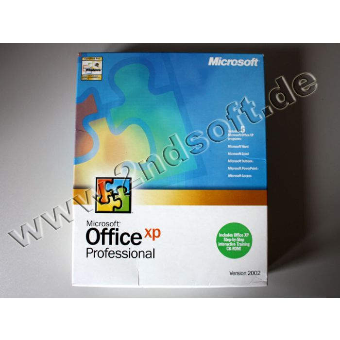 Office XP Professional Retail-Vollversion, englisch