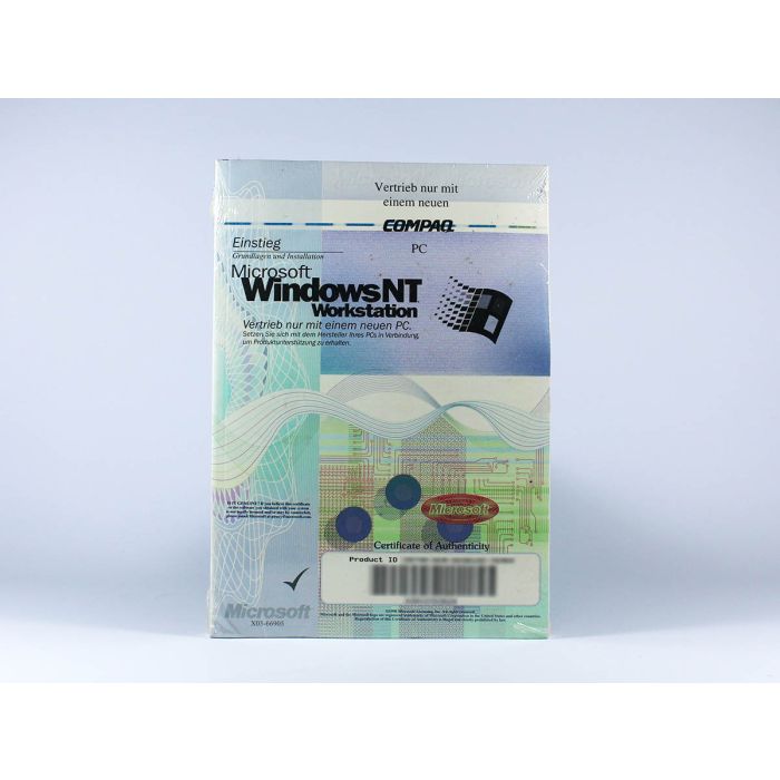 Windows NT 4 Workstation (bunt, Compaq-gelabelt), englisch - neu