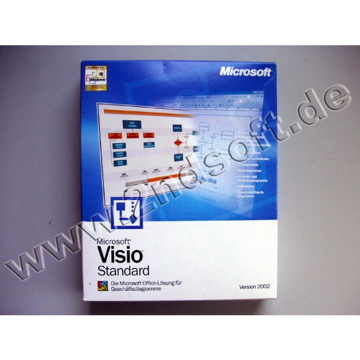 Visio 2002 Standard Vollversion, deutsch