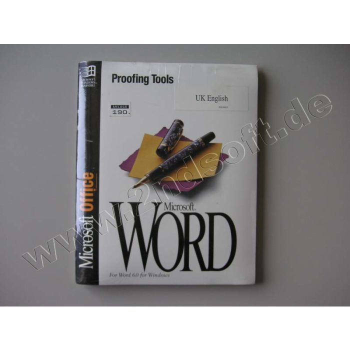 Proofing Tools für Word 6 Proofing Tools für Word 6