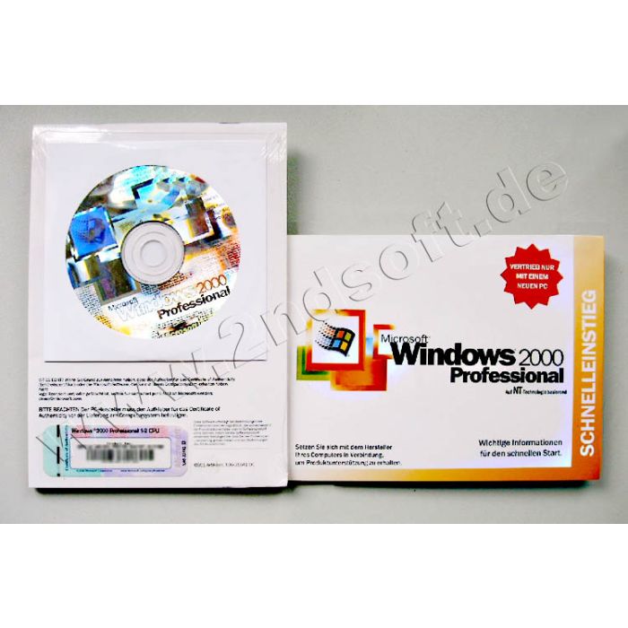 Windows 2000 Professional SB Update, deutsch für Windows 95/98/98 SE/NT Windows 2000 Professional SB Update, deutsch für Windows 95/98/98 SE/NT