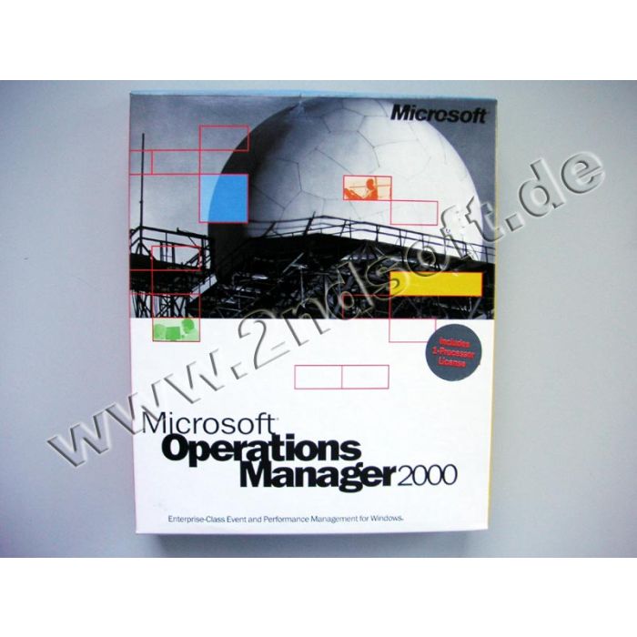Operations Manager 2000 Einprozessor Vollversion, englisch für Windows 2000 Server+ Operations Manager 2000 Einprozessor Vollversion, englisch für Windows 2000 Server+