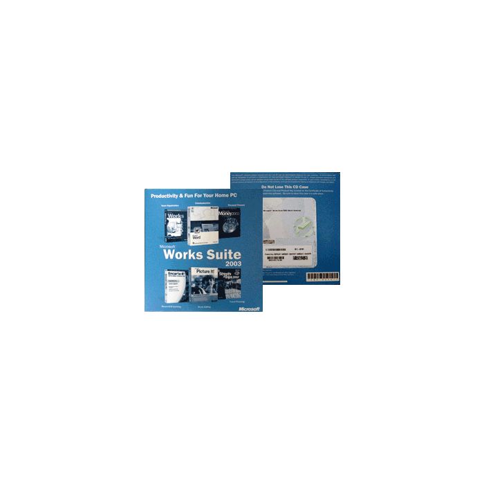 Works Suite 2003 SB Vollversion, english (with Word 2002) on DVD-ROM Works Suite 2003 SB Vollversion, english (with Word 2002) on DVD-ROM