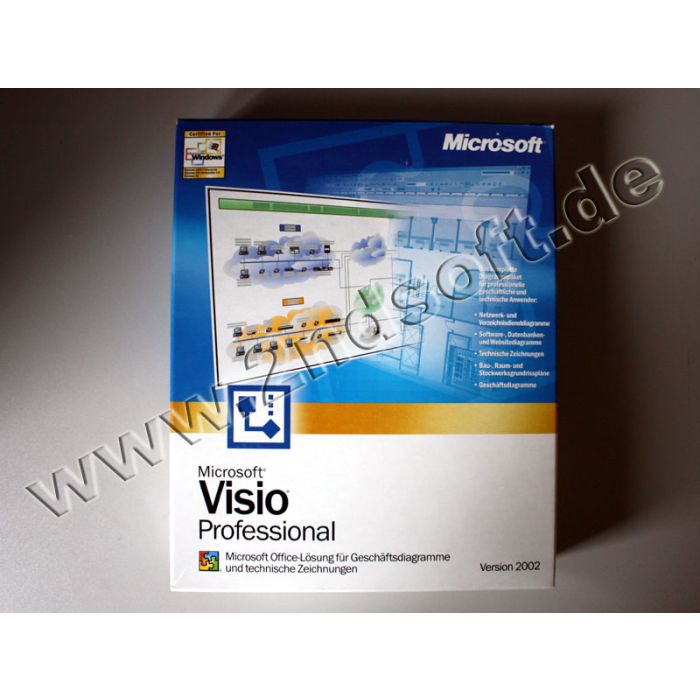 Visio 2002 Professional Vollversion, deutsch