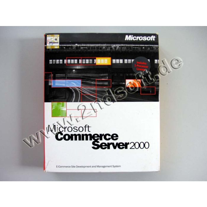 Commerce Server 2000 Standard mit Einprozessor Lizenz mit SQL Server 1-Proz. Vollversion, englisch Commerce Server 2000 Standard mit Einprozessor Lizenz mit SQL Server 1-Proz. Vollversion, englisch