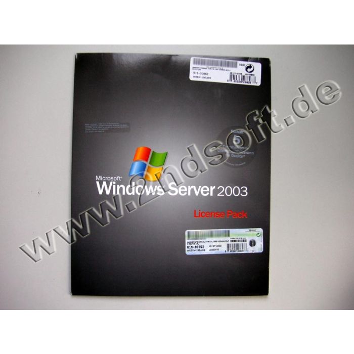 Zugriffslizenzen für Windows 2003 Server (R1 und R2)