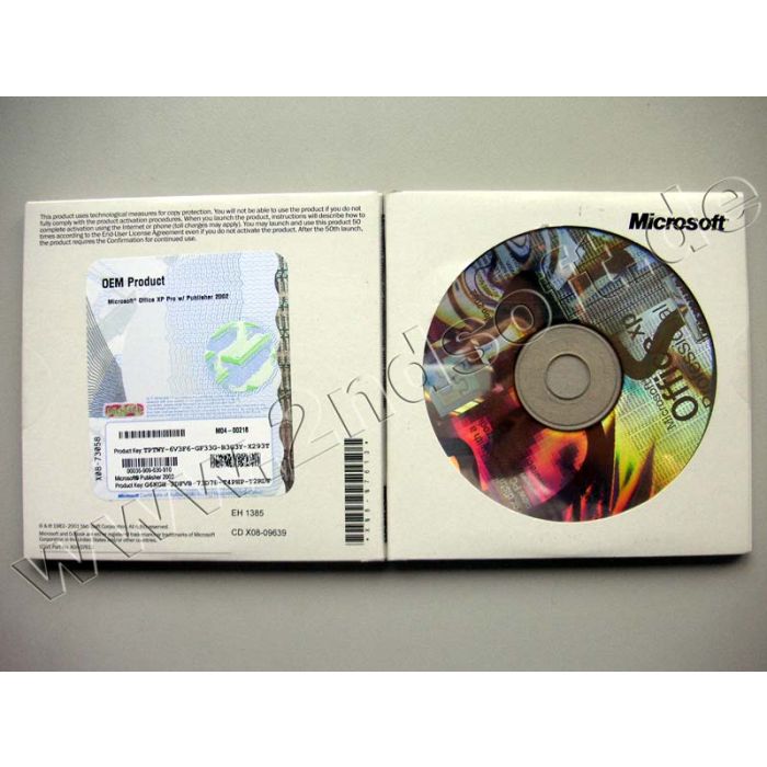 Office XP Professional Vollversion incl. Publisher SB, englisch - neu